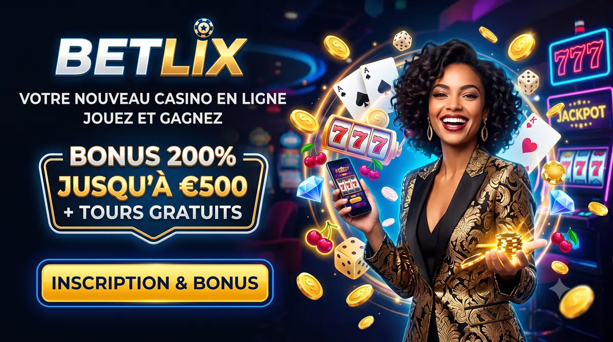 Betlix Casino 2026 | Test Indépendant - 300€ Bonus + 50FS